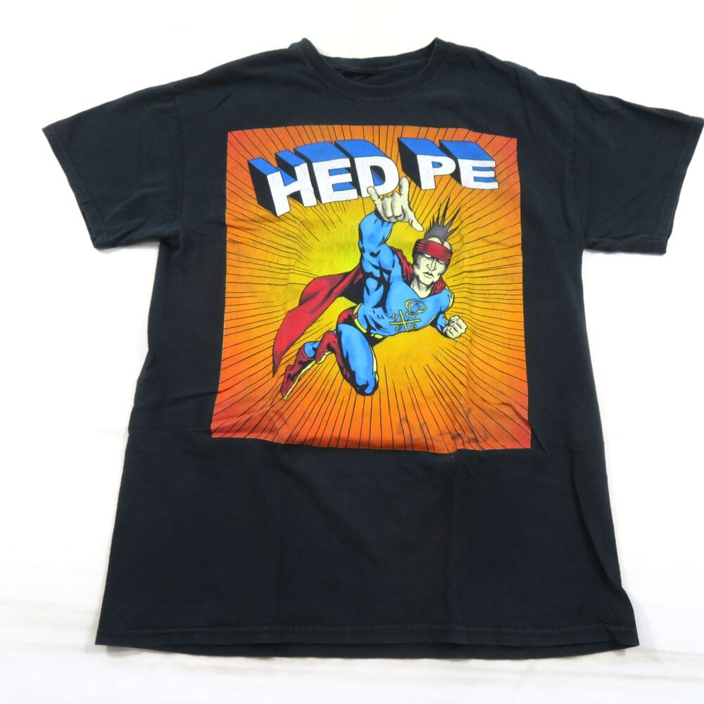 Hed Pe Support Local Music T-shirt Black Rap Hip Hop Sz M